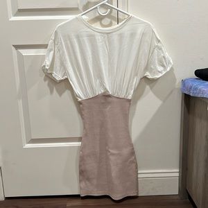XS Zara t-shirt bodycon dress